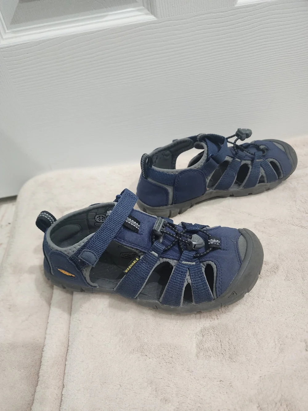 Keen Kids Navy Blue and Gray Closed-Toe Hiking Sandals